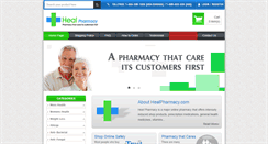 Desktop Screenshot of healpharmacy.com